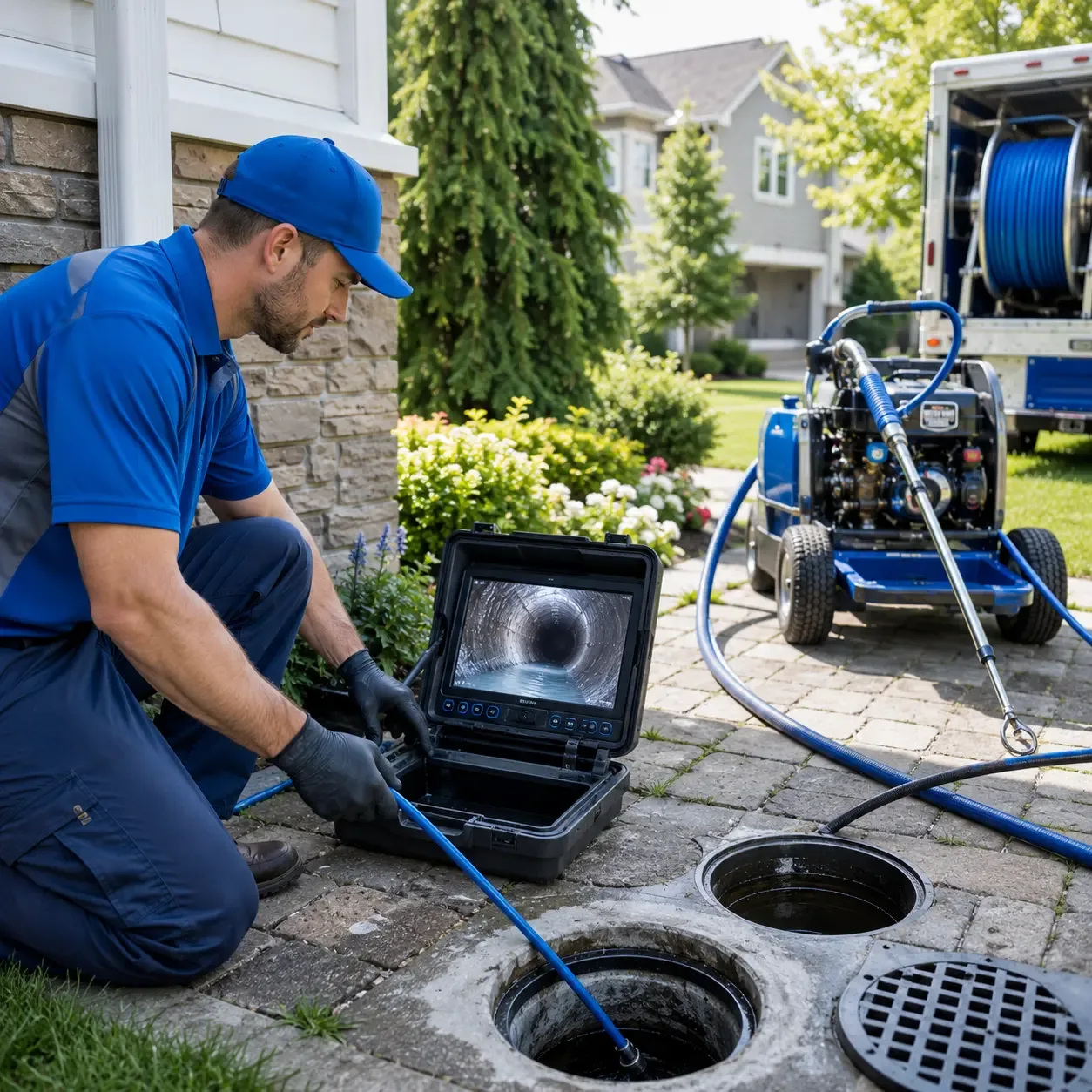 Outdoor drain cleaning professionals serving Mauk, GA